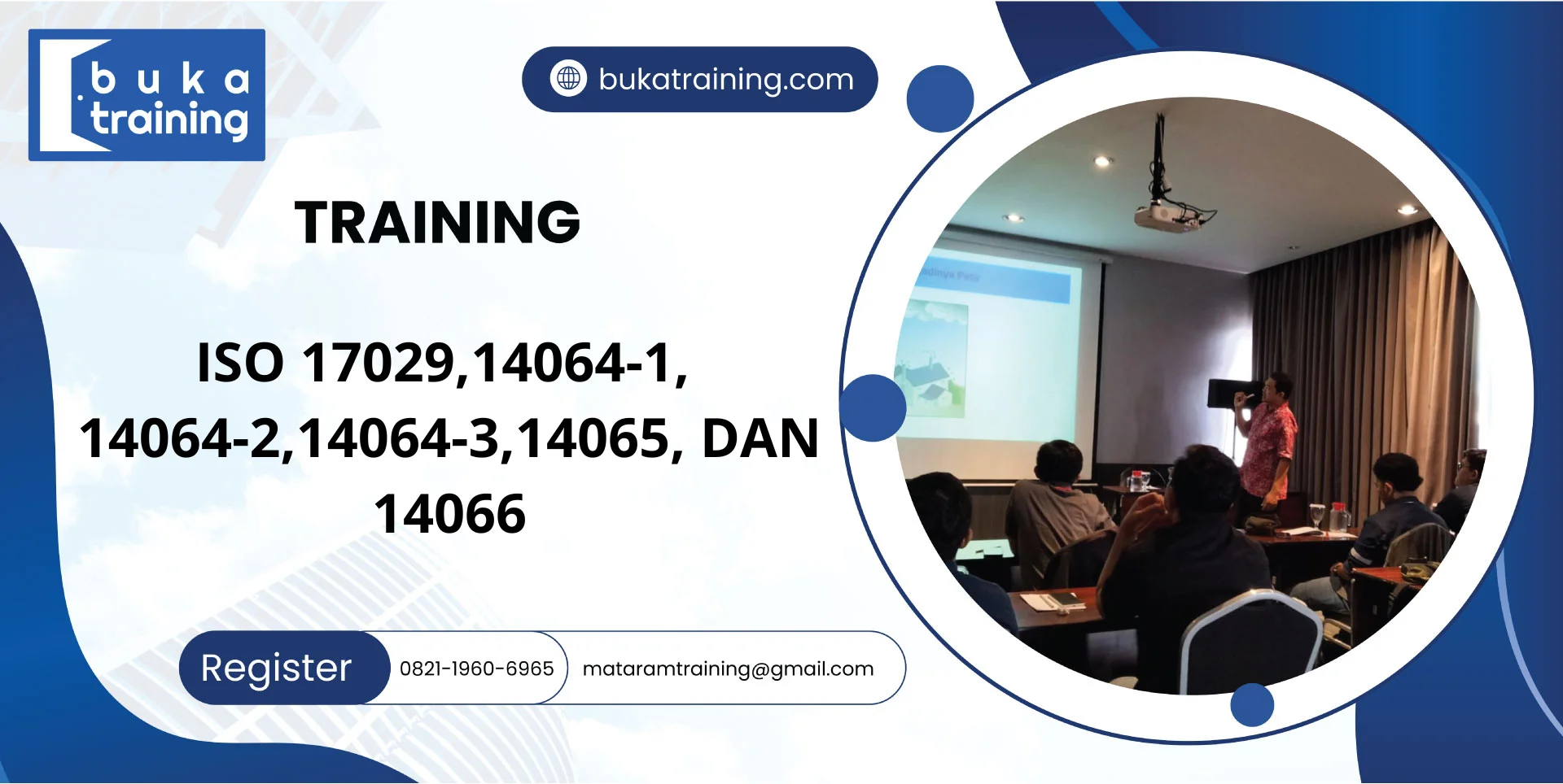TRAINING ISO 17029,14064-1, 14064-2,14064-3,14065, DAN 14066