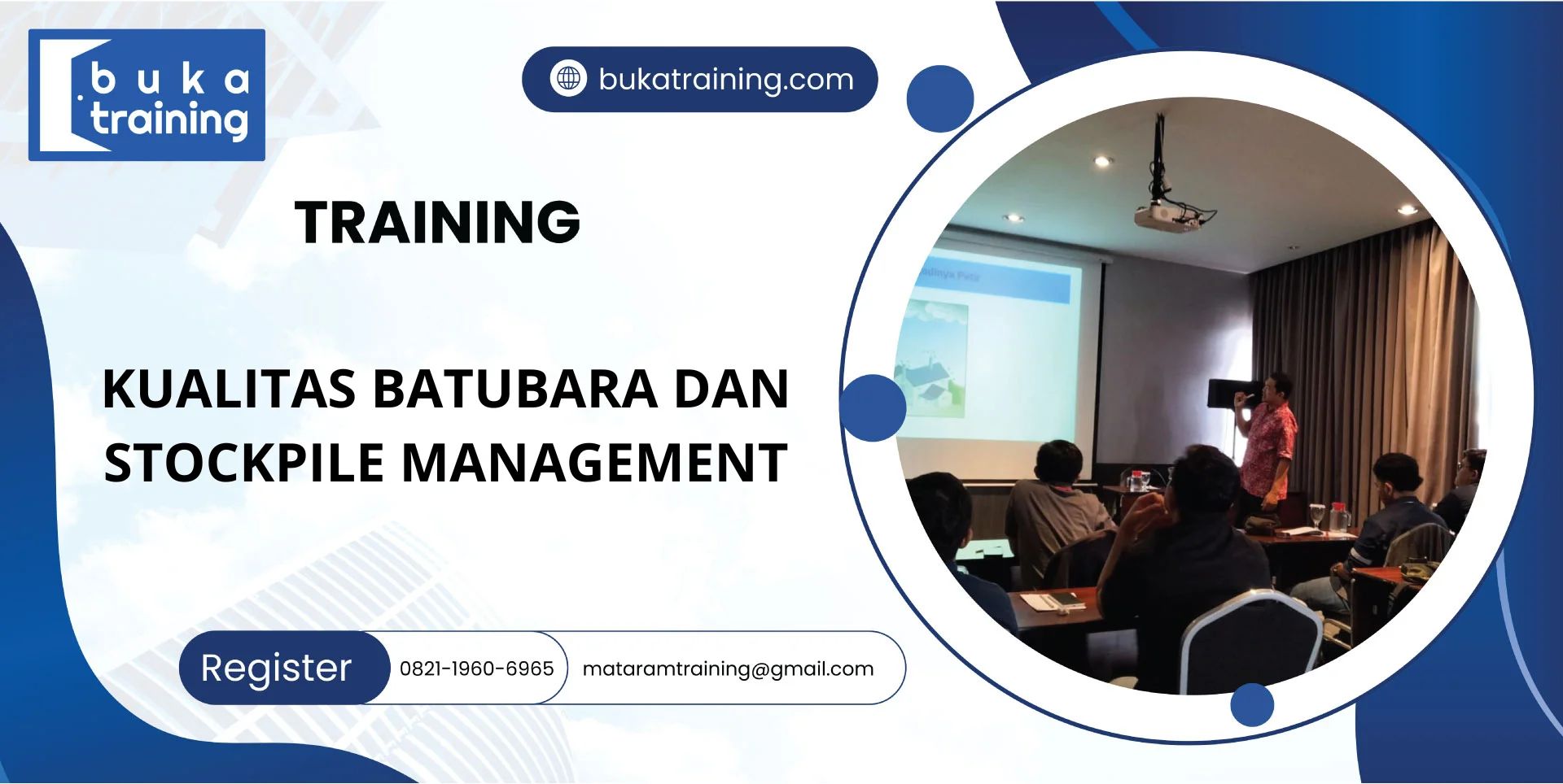 TRAINING KUALITAS BATUBARA DAN STOCKPILE MANAGEMENT