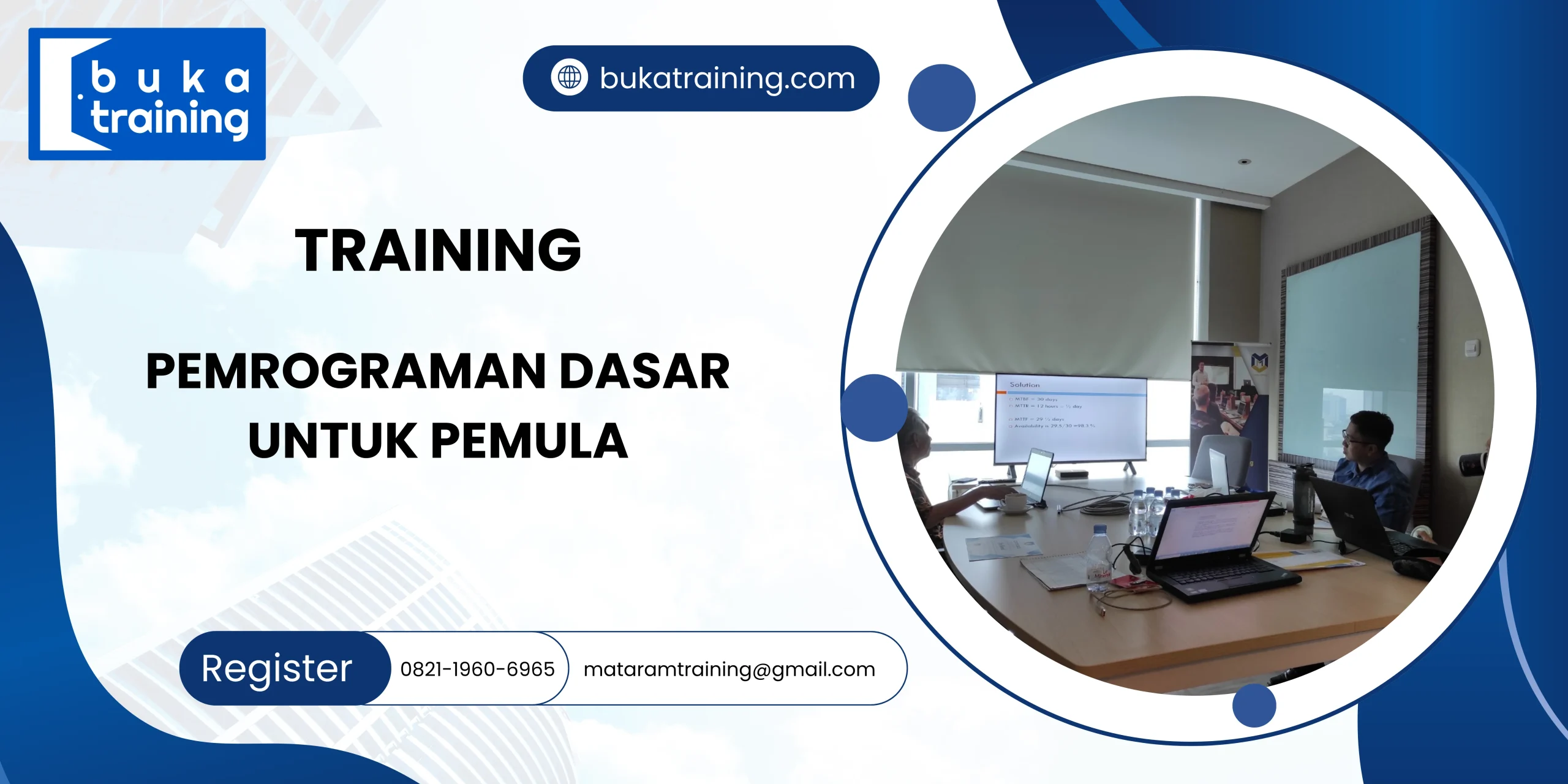 TRAINING PEMROGRAMAN DASAR UNTUK PEMULA
