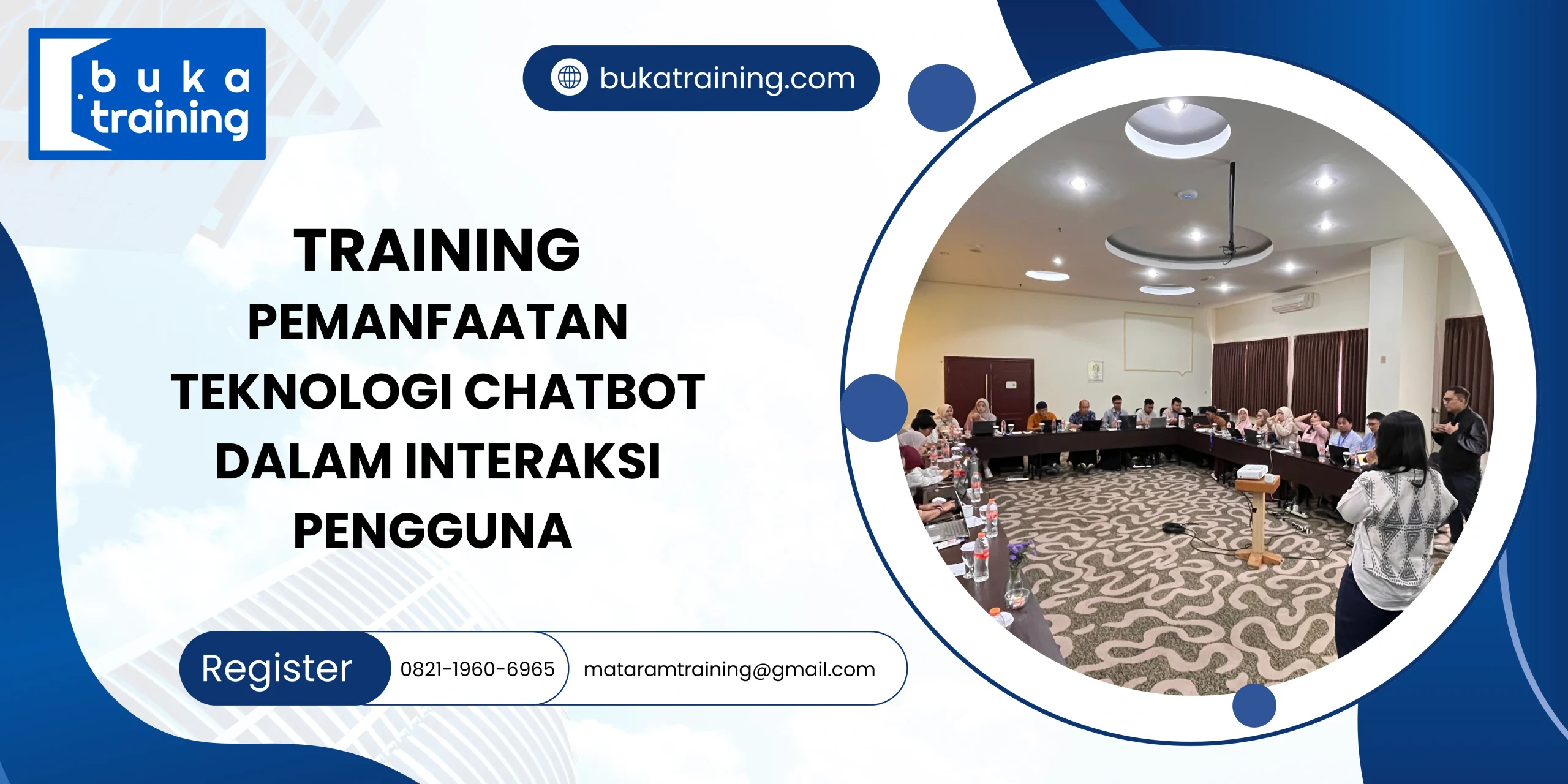 TRAINING PEMANFAATAN TEKNOLOGI CHATBOT DALAM INTERAKSI PENGGUNA