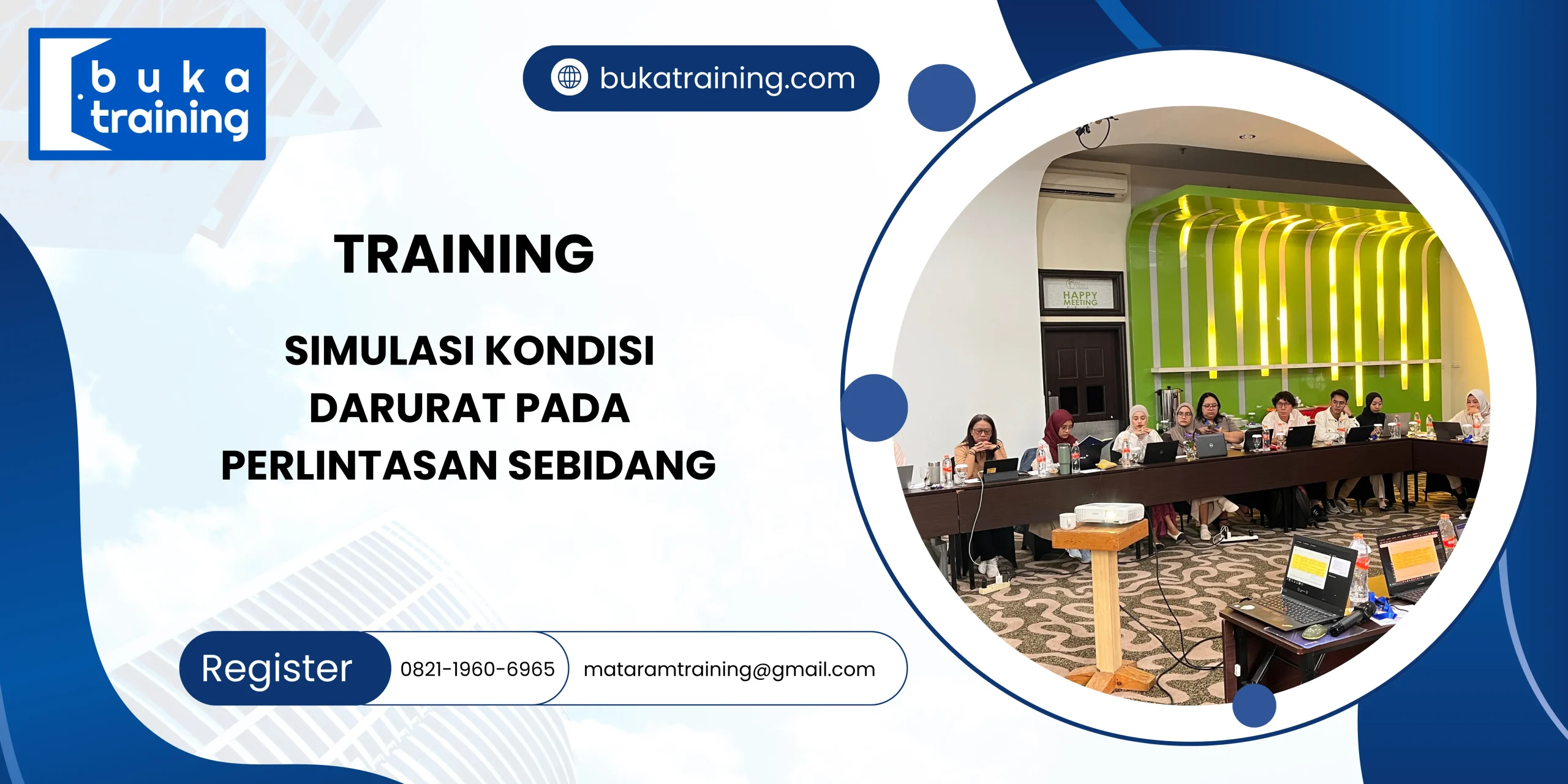 Training keselamatan perlintasan sebidang Jakarta