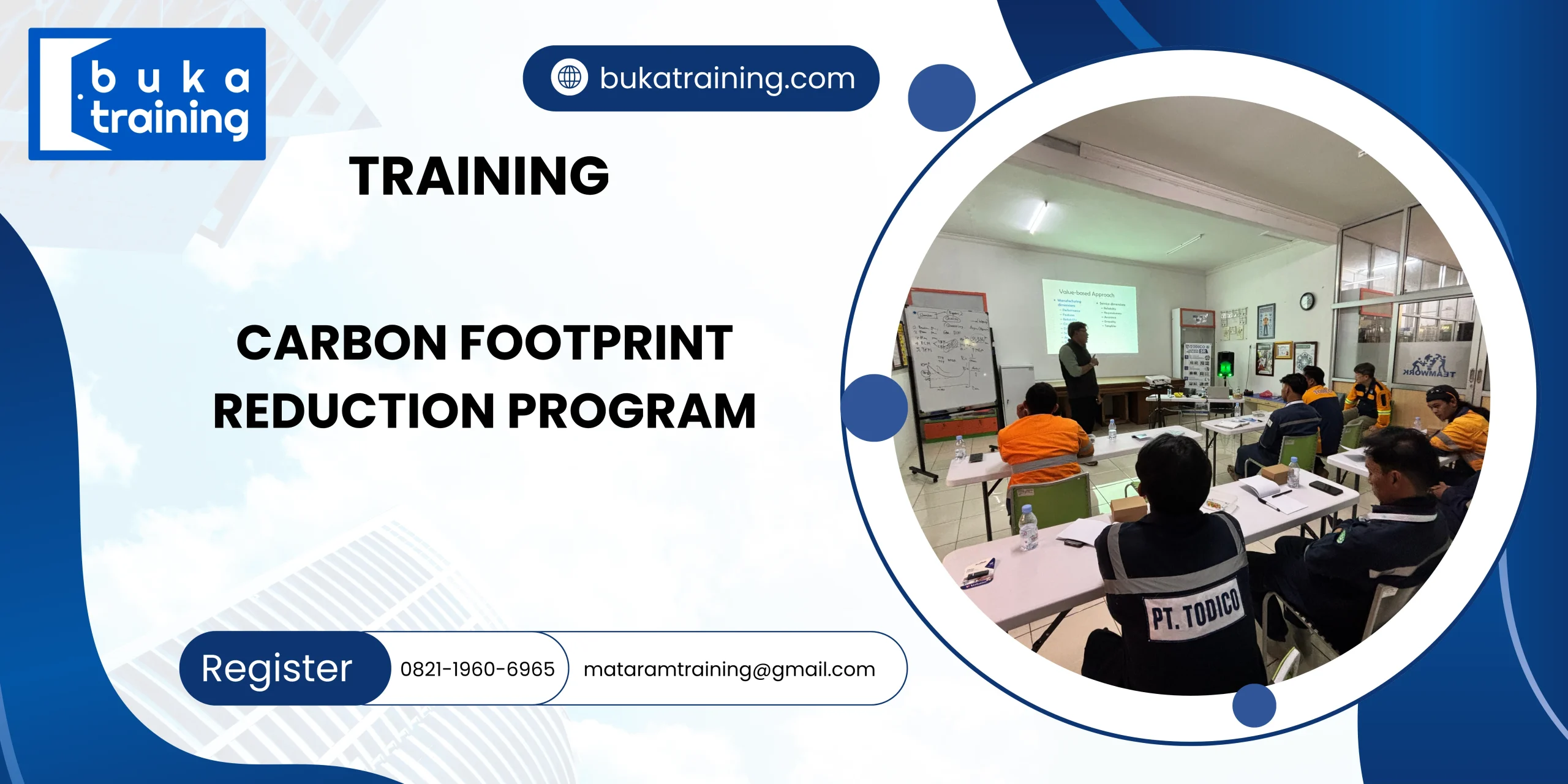 TRAINING CARBON FOOTPRINT REDUCTION PROGRAM DI JAKARTA