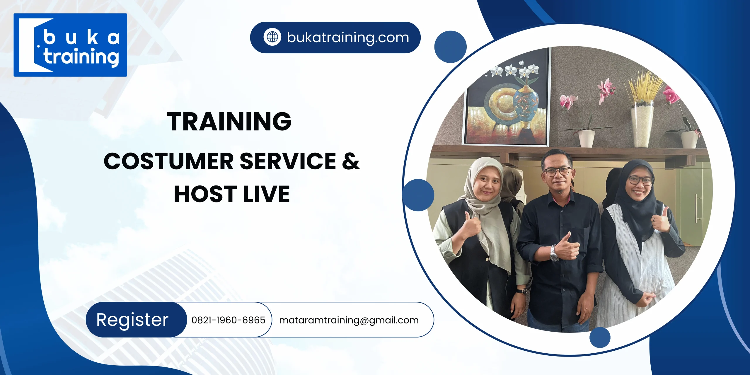 TRAINING COSTUMER SERVICE & HOST LIVE DI JAKARTA